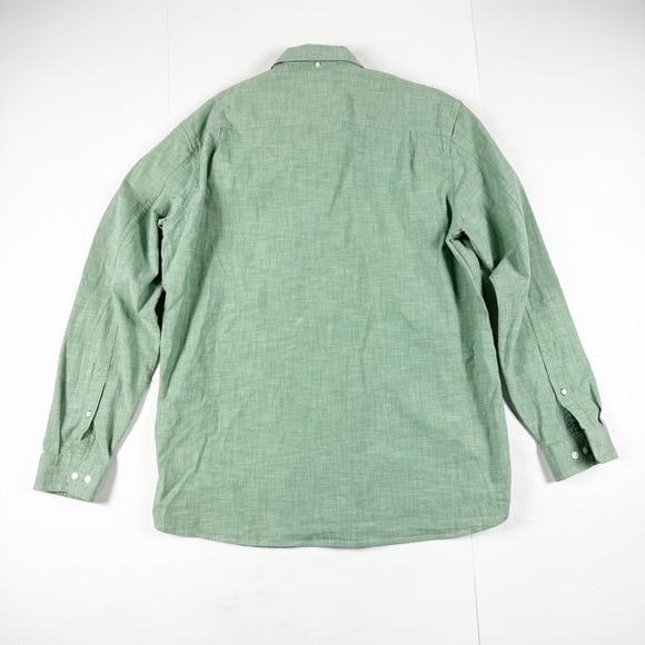 L.L. Bean Light Green Casual Button-Down Shirt L Tall - Picture 2 of 3